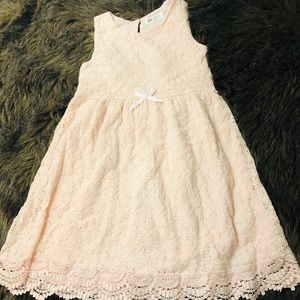 H&M Girls Pink Lace Dress